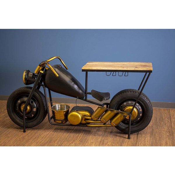 Williston Livonia Chopper Motorcycle Bar with Wine Storage Wayfair